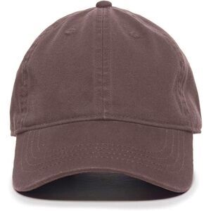 Unisex Brown 100% Cotton Soft Adjustable Buckle Classic Plain Baseball Caps